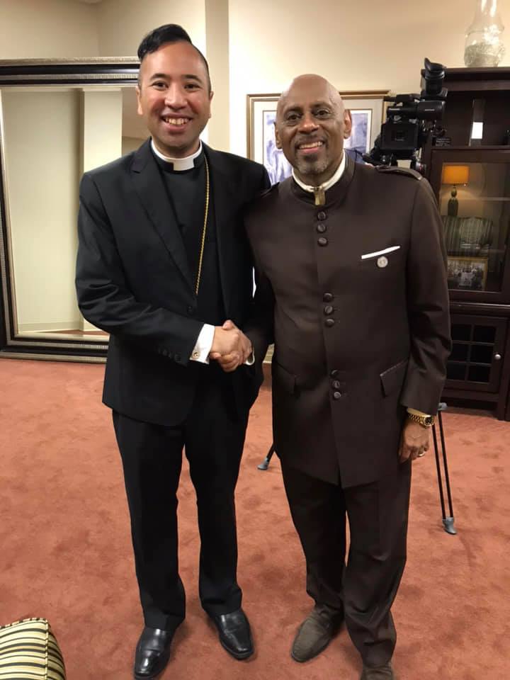 Bishop Jack Lumanog and Bishop Paul Morton